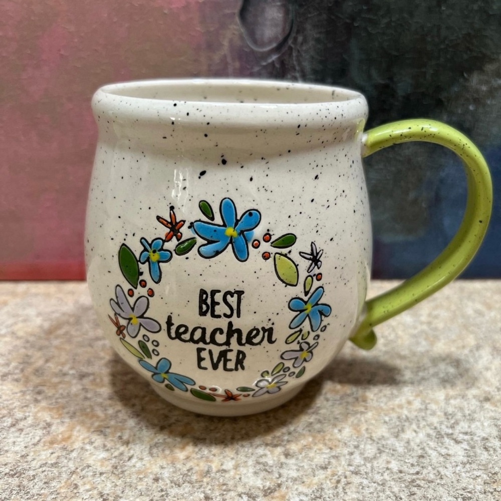 Best teacher ever coffee mug.